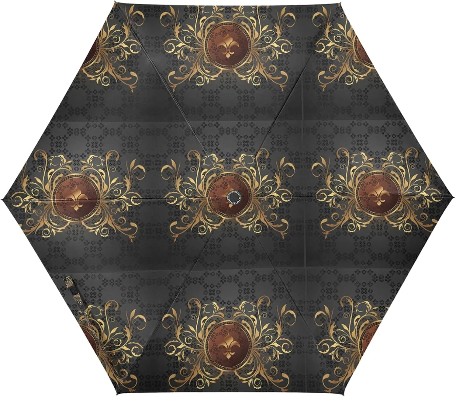 Lightweight Folding Umbrella, Portable Sun Travel Parasol, Compact Anti-UV Strong Rain Umbrella