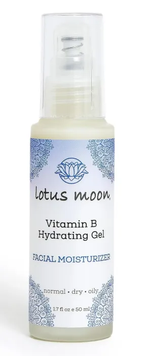 Lotus Moon® - Vitamin B Hydrating Gel | Niacinamide Serum, Vitamin B3, Hyaluronic Acid, Clean, Cruelty-Free, For All Skin Types, Made in USA (1.7 fl oz | 50 ml)