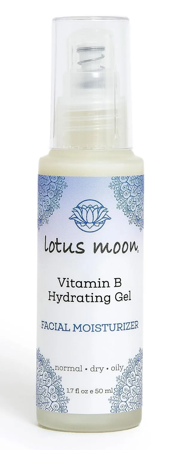 Lotus Moon® - Vitamin B Hydrating Gel | Niacinamide Serum, Vitamin B3, Hyaluronic Acid, Clean, Cruelty-Free, For All Skin Types, Made in USA (1.7 fl oz | 50 ml)
