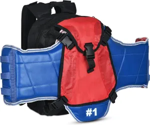 MACS Martial Arts Bagpack For Karate, Taekwondo - Aditional Pocket - Multipurpose Sports Bagpack (Without Chest-Guard)