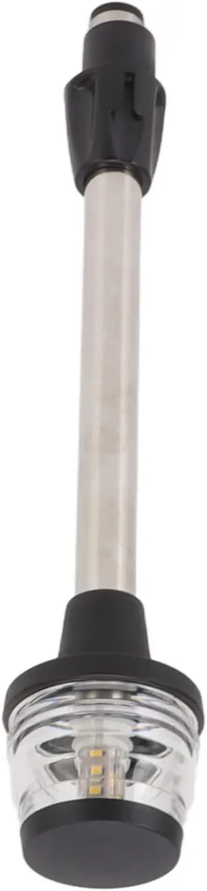 Marine Pole Lamp, 360° Lighting COB LED Bulb 12in Stern Light DC10‑24V 2.5W for Fishing Boats Yachts