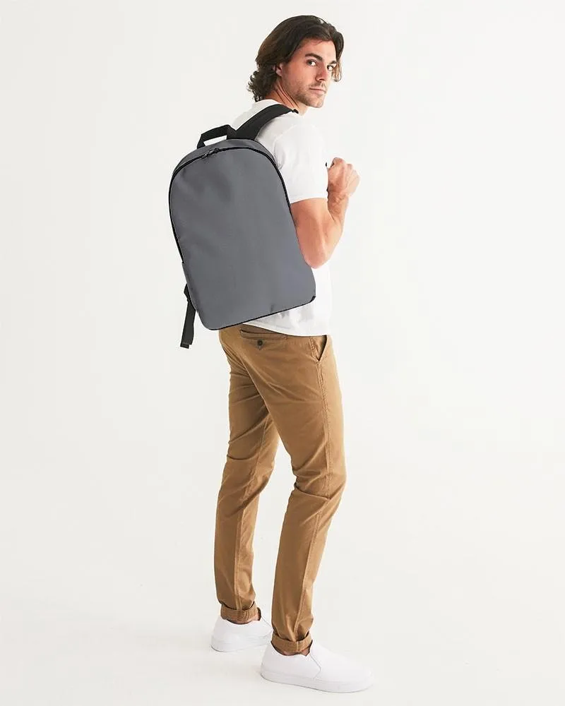 Medium Dark Blue Gray Waterproof Backpack | Medium Dark Pale Blue Gray | C10M10Y0K60