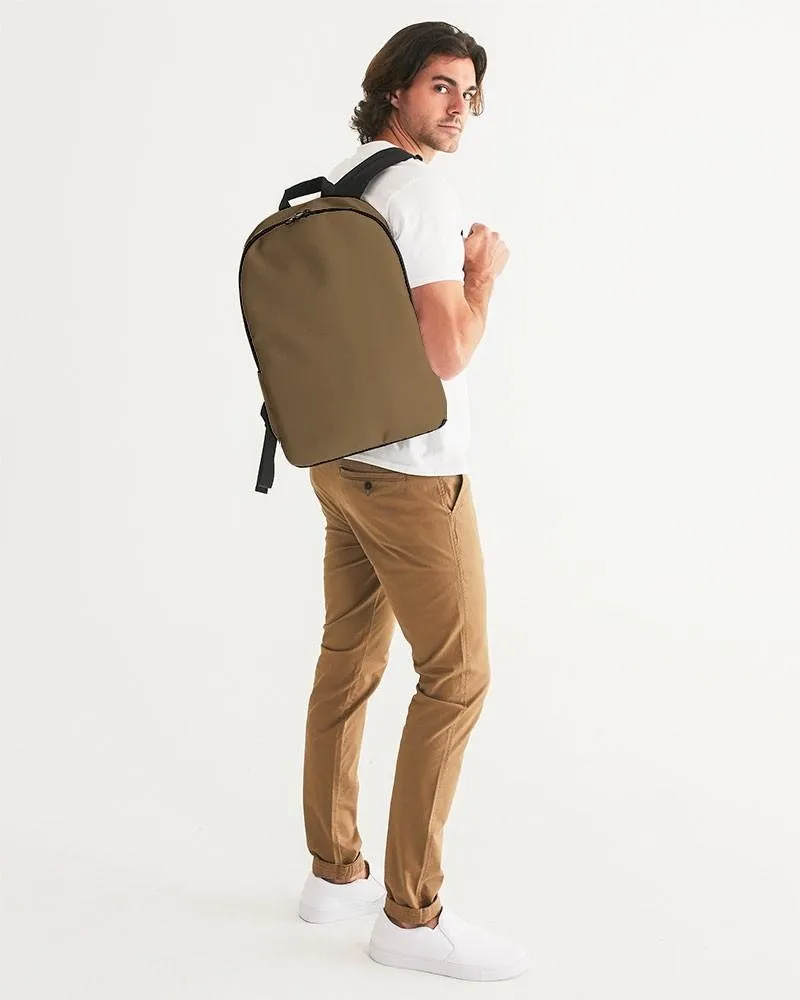 Medium Dark Orange Brown Waterproof Backpack | Medium Dark Pastel Orange Brown | C0M30Y60K60