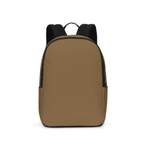 Medium Dark Orange Brown Waterproof Backpack | Medium Dark Pastel Orange Brown | C0M30Y60K60