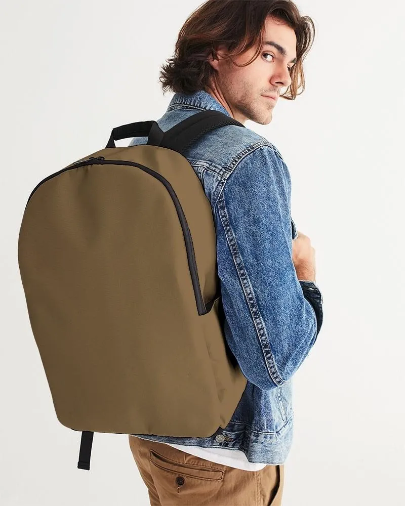 Medium Dark Orange Brown Waterproof Backpack | Medium Dark Pastel Orange Brown | C0M30Y60K60