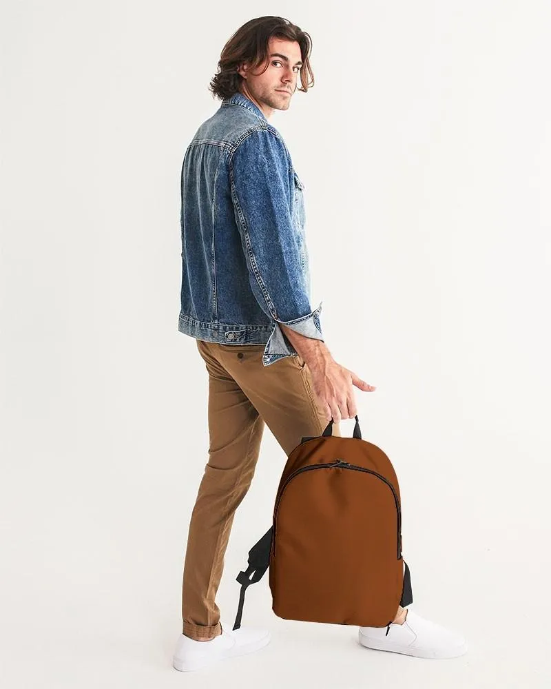 Medium Dark Orange Waterproof Backpack | Medium Dark Pure Orange | C0M75Y100K60