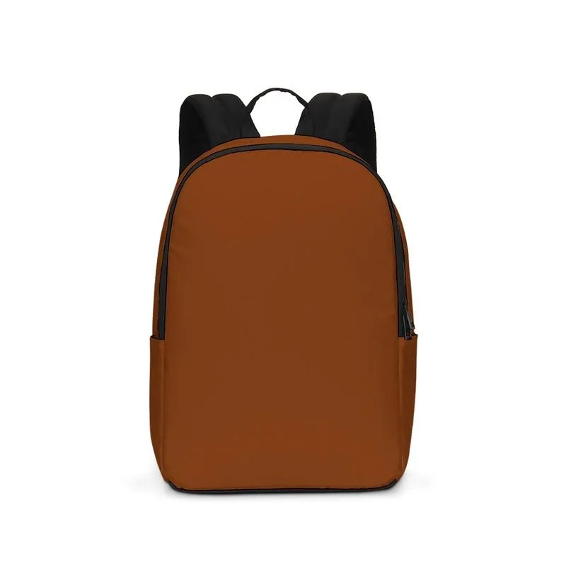 Medium Dark Orange Waterproof Backpack | Medium Dark Pure Orange | C0M75Y100K60