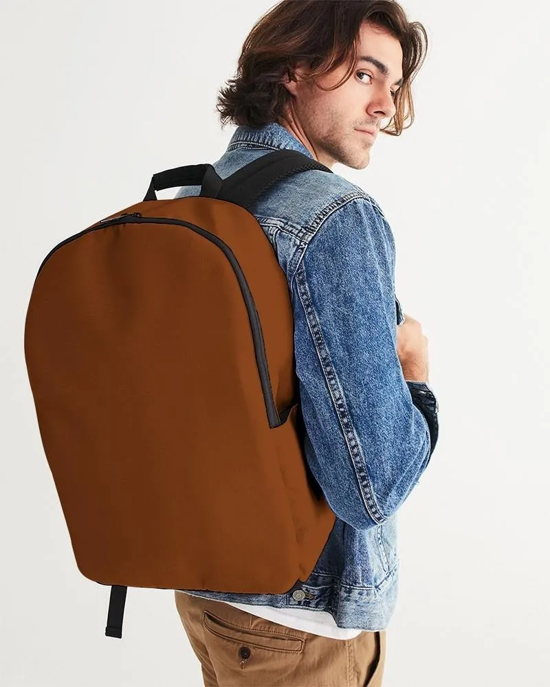 Medium Dark Orange Waterproof Backpack | Medium Dark Pure Orange | C0M75Y100K60