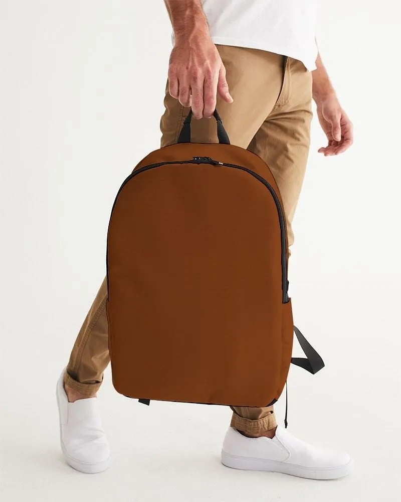 Medium Dark Orange Waterproof Backpack | Medium Dark Pure Orange | C0M75Y100K60