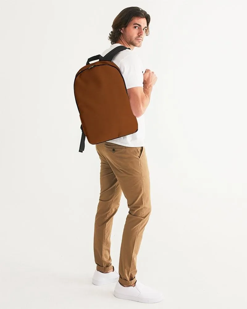 Medium Dark Orange Waterproof Backpack | Medium Dark Pure Orange | C0M75Y100K60