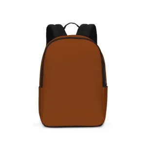 Medium Dark Orange Waterproof Backpack | Medium Dark Pure Orange | C0M75Y100K60