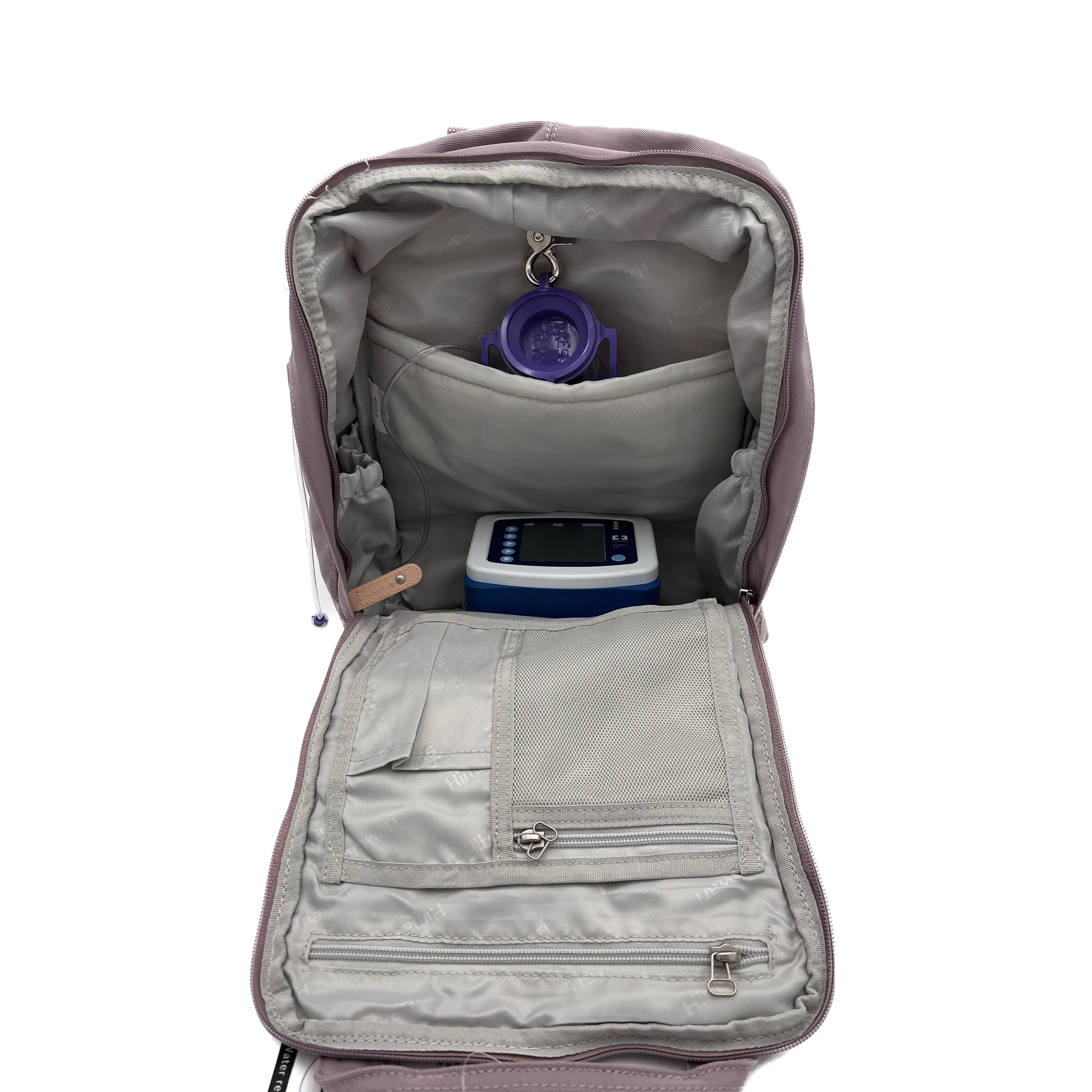 Medium Feeding Tube Backpack | Dusty Purple | Adapted for Kangaroo Joey and Enteralite Infinity | 15”