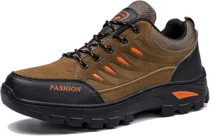 Men's Hiking Shoes Breathable Waterproof Non-Slip Outdoor Lightweight Low Top Ankle Boots Hike Trekking Camping Shoes