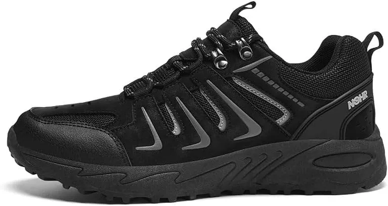 Men's Trekking Shoes Wear-Resistant Anti-Slip Outsole,Lightweight Comfort Soft Insole,Water-Proof Suede Upper Breathable Mesh for Outdoor Hiking Backpacking Camping