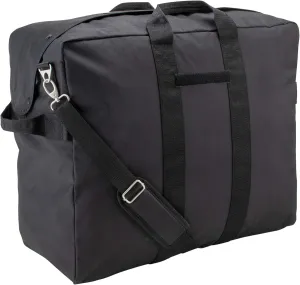 Mercury Tactical Gear Aviator Kit Bag with Removeable & Adjustable Shoulder Strap, Travel Cargo Bag, TAA/Military Compliant, Black