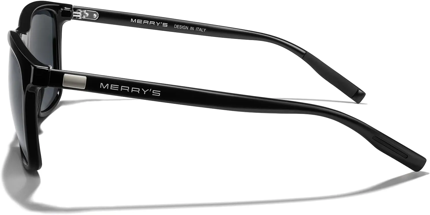 MERRY'S Unisex Polarized Aluminum Sunglasses Vintage Sun Glasses For Men/Women S8286