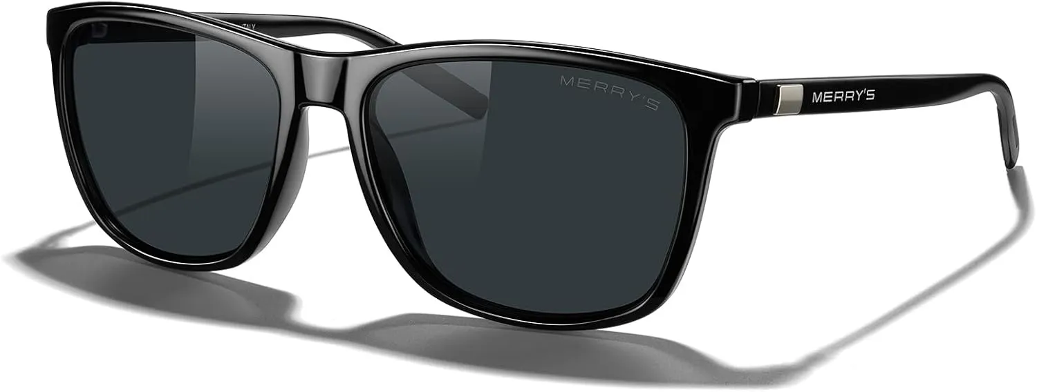 MERRY'S Unisex Polarized Aluminum Sunglasses Vintage Sun Glasses For Men/Women S8286