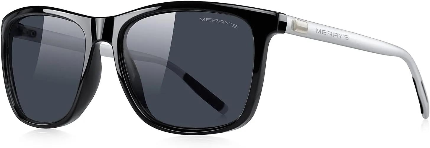 MERRY'S Unisex Polarized Aluminum Sunglasses Vintage Sun Glasses For Men/Women S8286