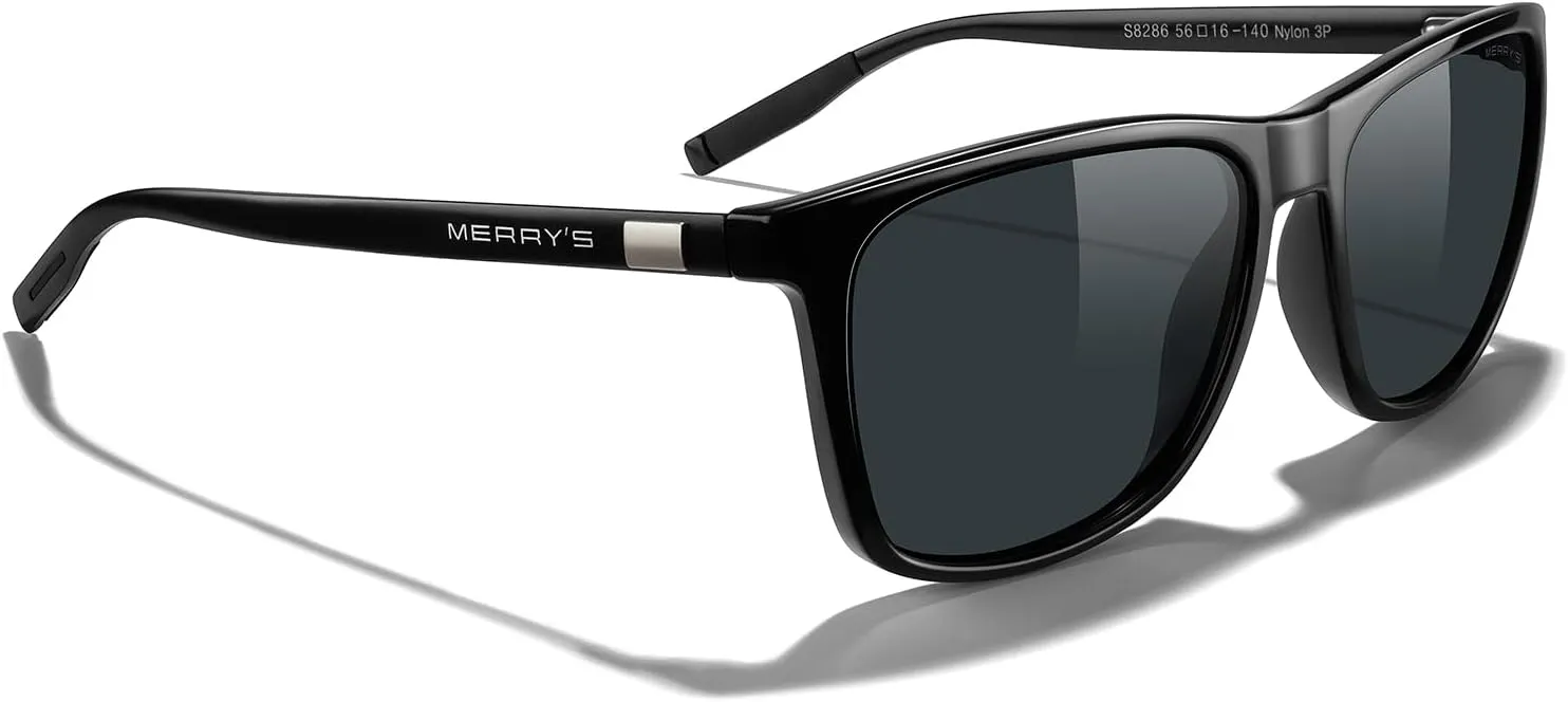 MERRY'S Unisex Polarized Aluminum Sunglasses Vintage Sun Glasses For Men/Women S8286