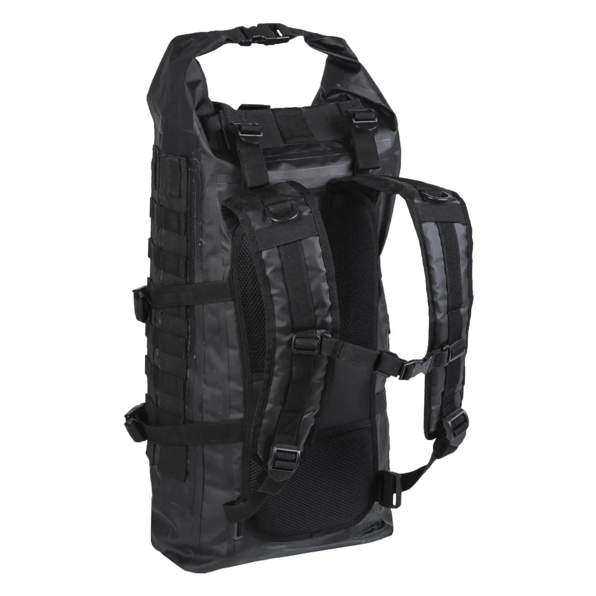 MIL-TEC SEALS DRY-BAG tactical backpack roll-up rucksack waterproof 35L black