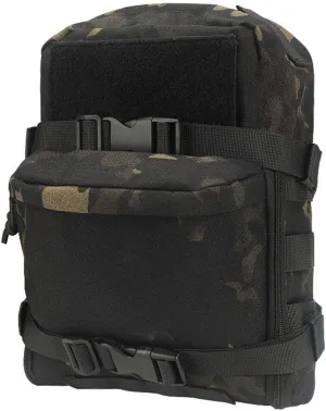 Mini Tactical MOLLE Hydration Pack Water Reservoir Bag Outdoor Water Bladder Carrier Pack for Tactical Vest Backpack