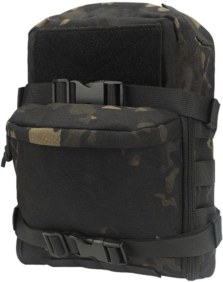 Mini Tactical MOLLE Hydration Pack Water Reservoir Bag Outdoor Water Bladder Carrier Pack for Tactical Vest Backpack