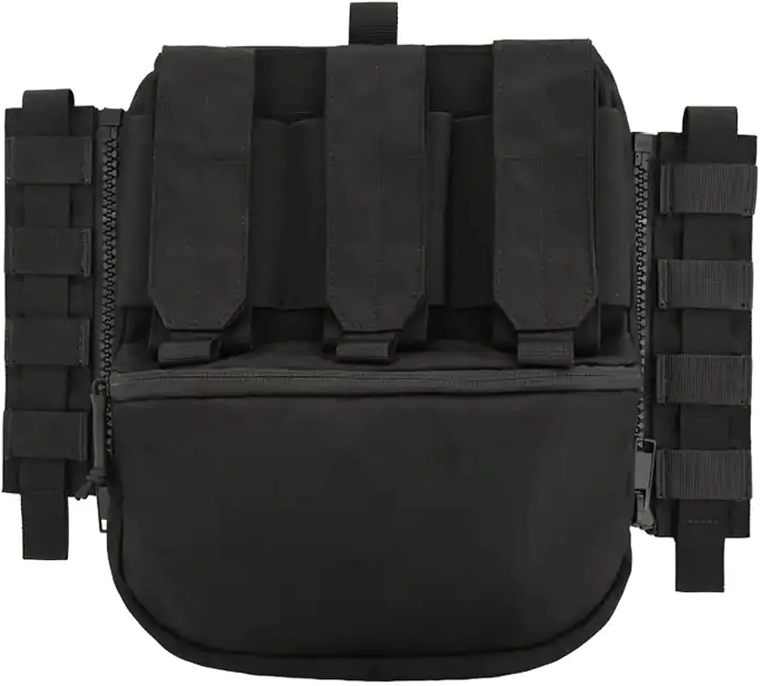 Molle Back Panel Tactical Zip-on Panel Pouch Tactical Accessory Backpack for CPC AVS JPC2.0