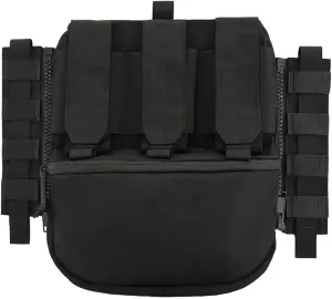 Molle Back Panel Tactical Zip-on Panel Pouch Tactical Accessory Backpack for CPC AVS JPC2.0