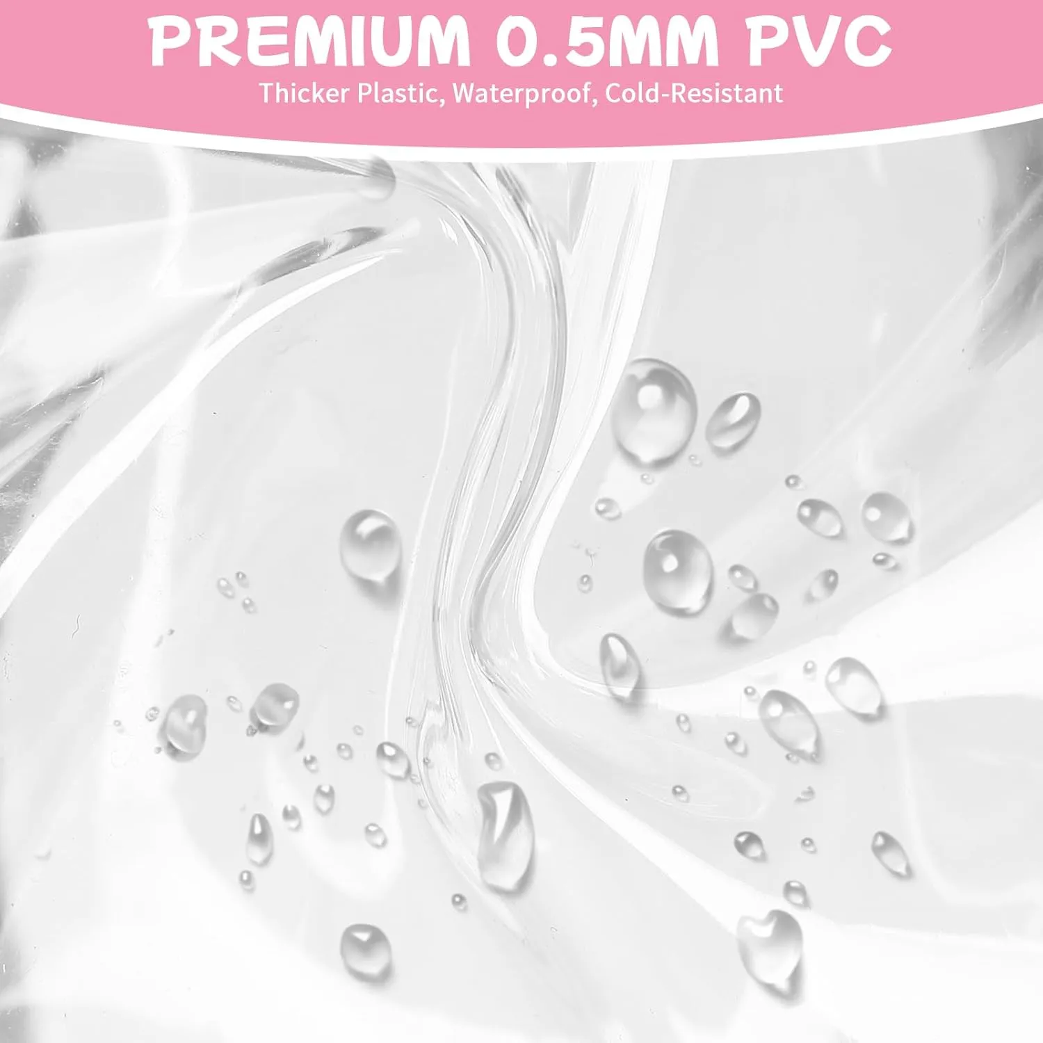 MOONBABY Clear Backpack Stadium Approved Kids Clear Bookbag Heavy Duty PVC Transparent Backpack Girls See Through Back Pack for Women Work, Pink