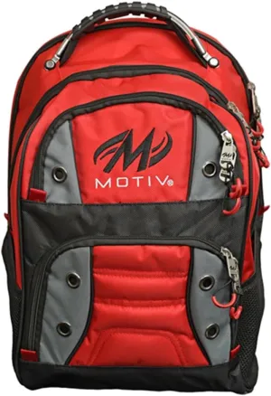 MOTIV Intrepid Backpack Fire Red