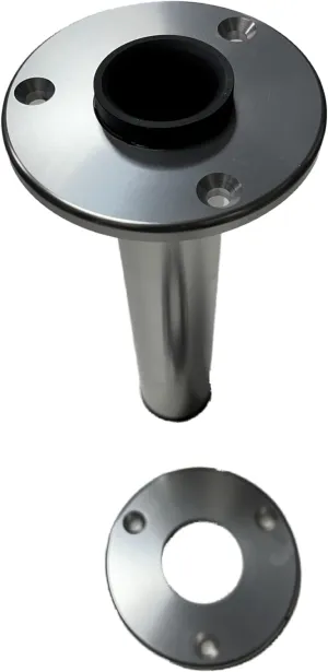 Mount - Pontoon Deck Flush- Island Anchor Shallow Water Anchor Pole Holder