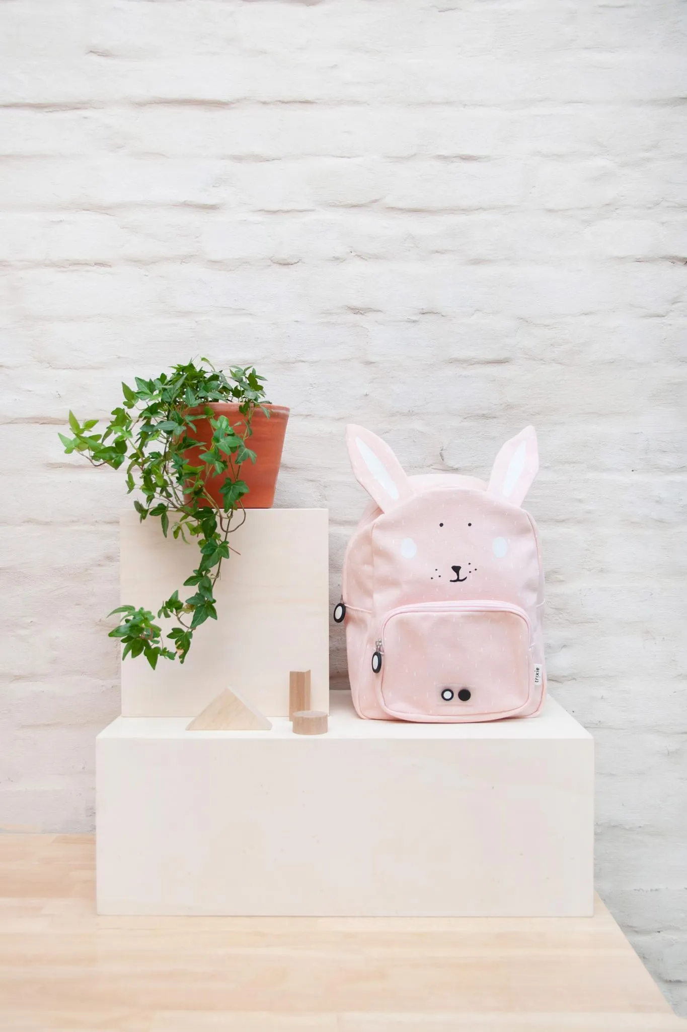 Mrs. Rabbit Backpack - Trixie - Cotton Coated - Waterproof Coating - 23 x 31 x 12 cm