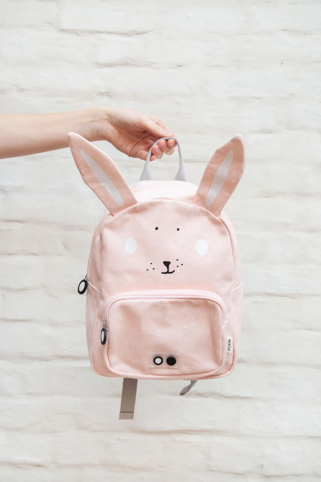 Mrs. Rabbit Backpack - Trixie - Cotton Coated - Waterproof Coating - 23 x 31 x 12 cm