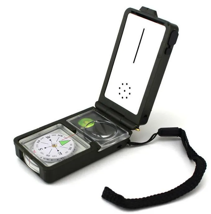 Multifunction 10 in 1 Military Camping Survival Compass