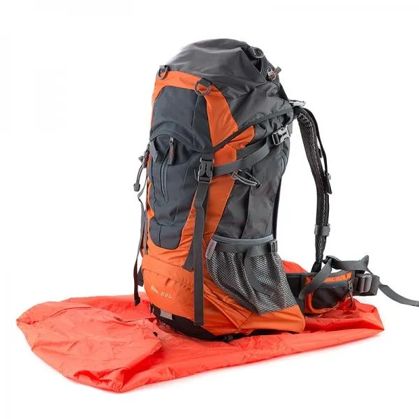 Naturehike Waterproof Backpack Cover Rainproof Mud Dust Protective Cover Pouch Camping Hiking Travel L Orange