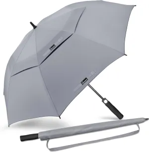 NINEMAX Golf Umbrella 51/54/62/68 Inch Automatic Open, Large Double Canopy Vented Oversize Stick Umbrellas Extra Large Windproof Waterproof for Rain