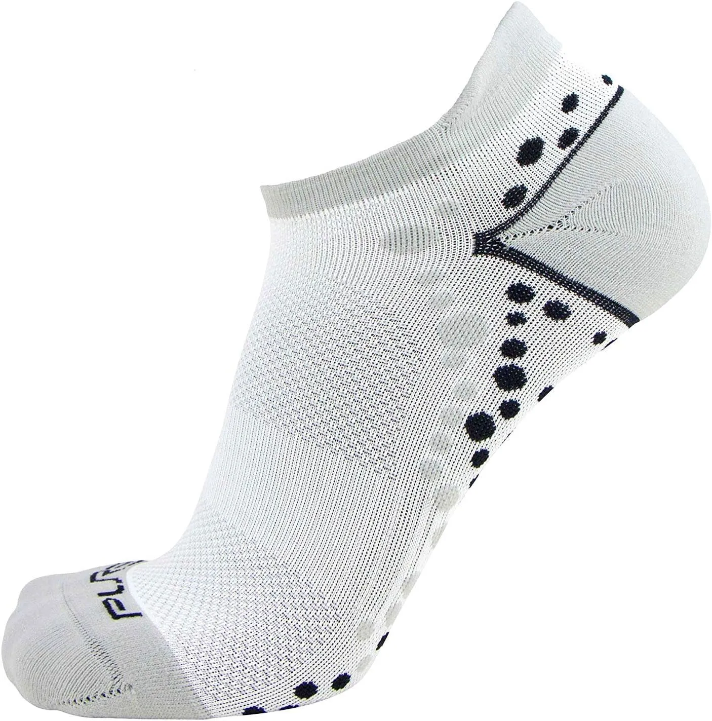 No-Show Anti-Blister Running Socks - Moisture Wicking Sport Socks for Men, Women