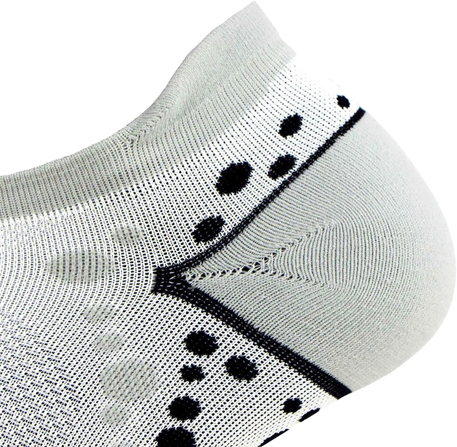 No-Show Anti-Blister Running Socks - Moisture Wicking Sport Socks for Men, Women