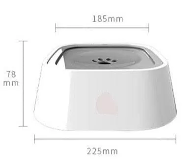 No-Spill Pet Water Bowl - Leakproof Hydration Dispenser for Dogs and Cats