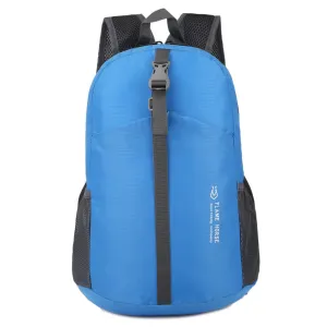Nylon waterproof folding storage travel backpack