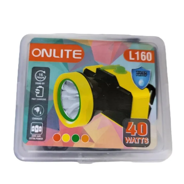 Onlite Rechargeable LED Head Lamp | 40W L160 |