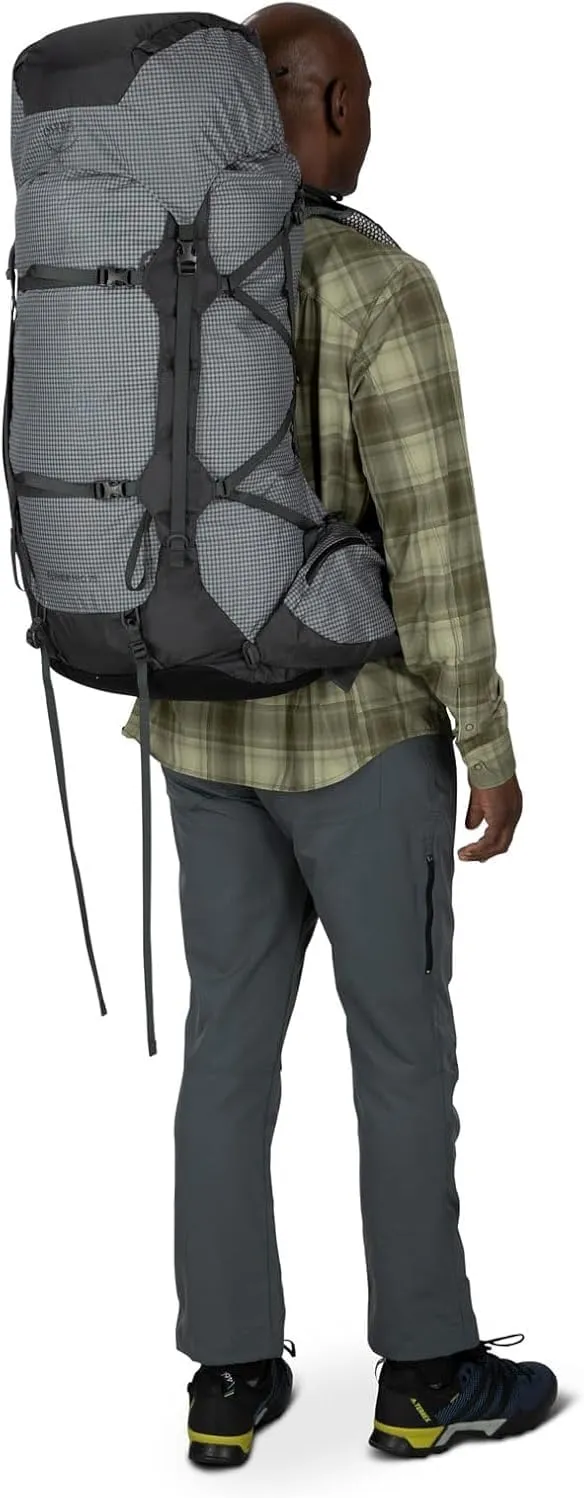 Osprey Aether Pro 75L Men's Backpacking Backpack, Silver Lining, L/XL