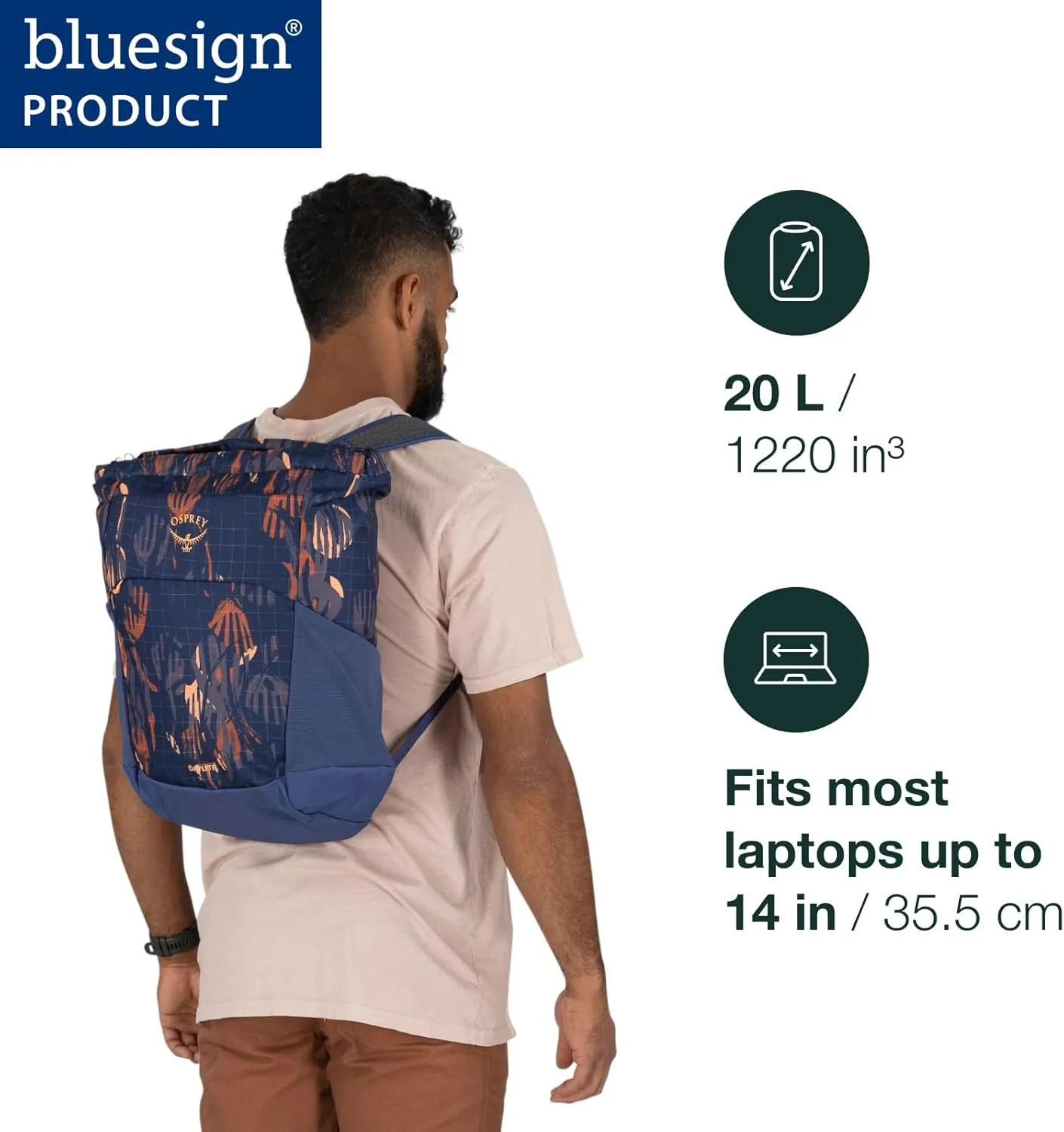 Osprey Daylite Tote Pack, Tumbleweed Yellow/Tunnel Vision