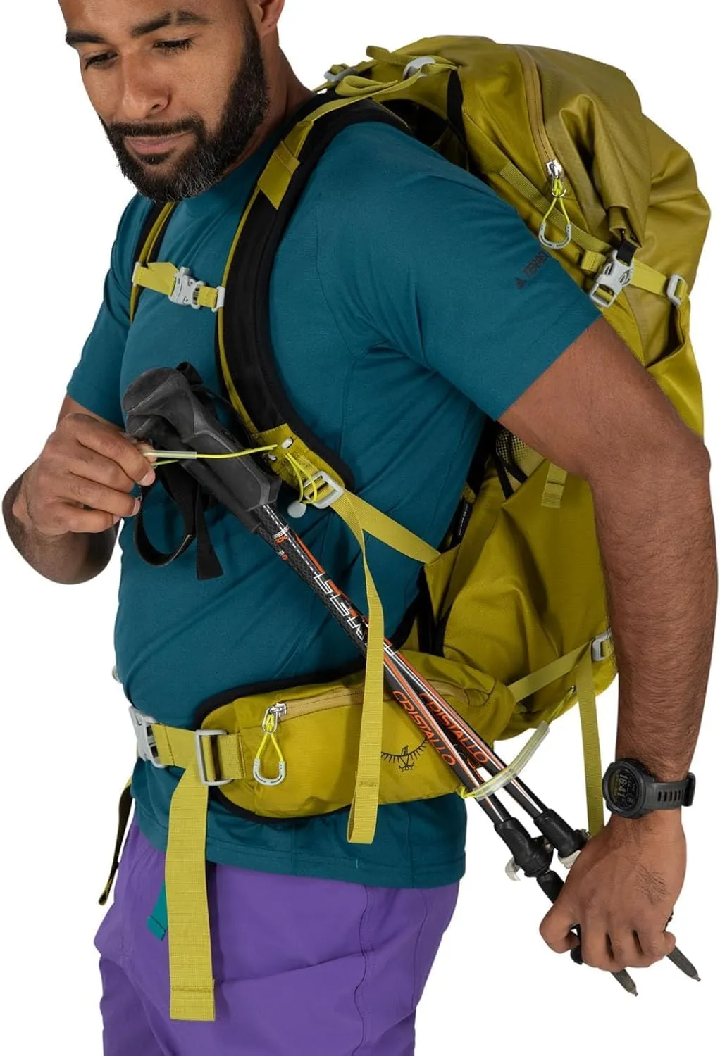 Osprey Downburst 36L Men's Hiking Backpack, Dark Charcoal Mens