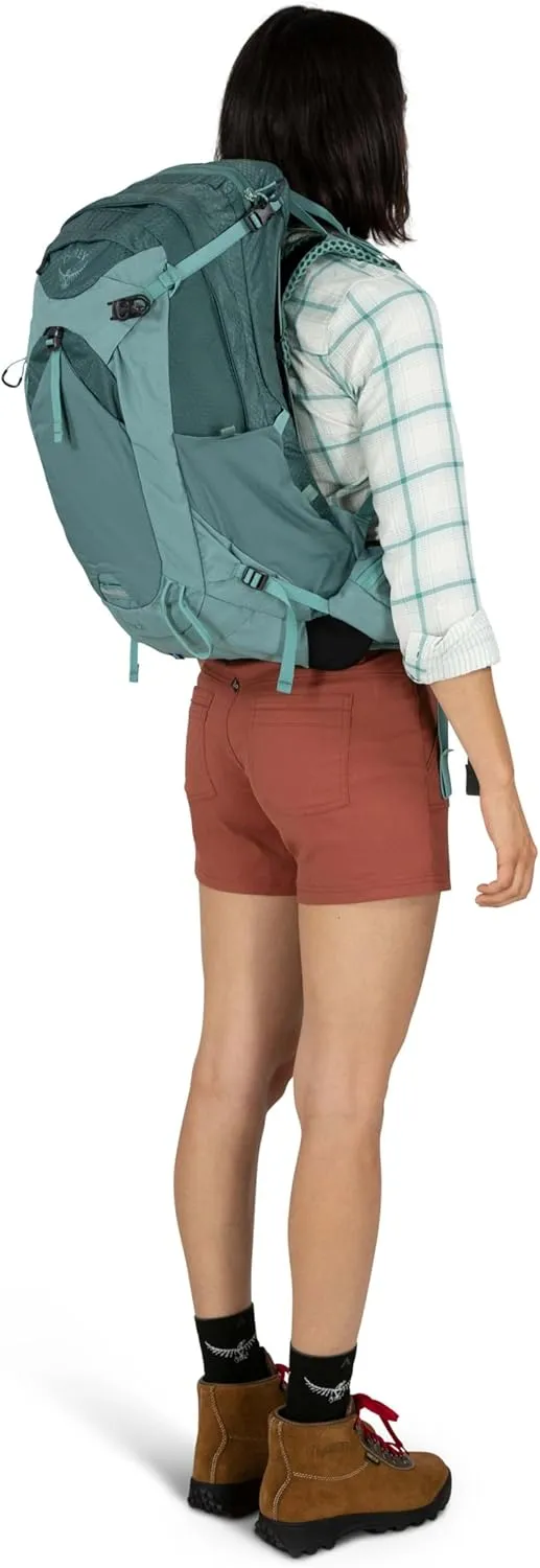 Osprey Mira 22L Women's Hiking Backpack with Hydraulics Reservoir, Succulent Green