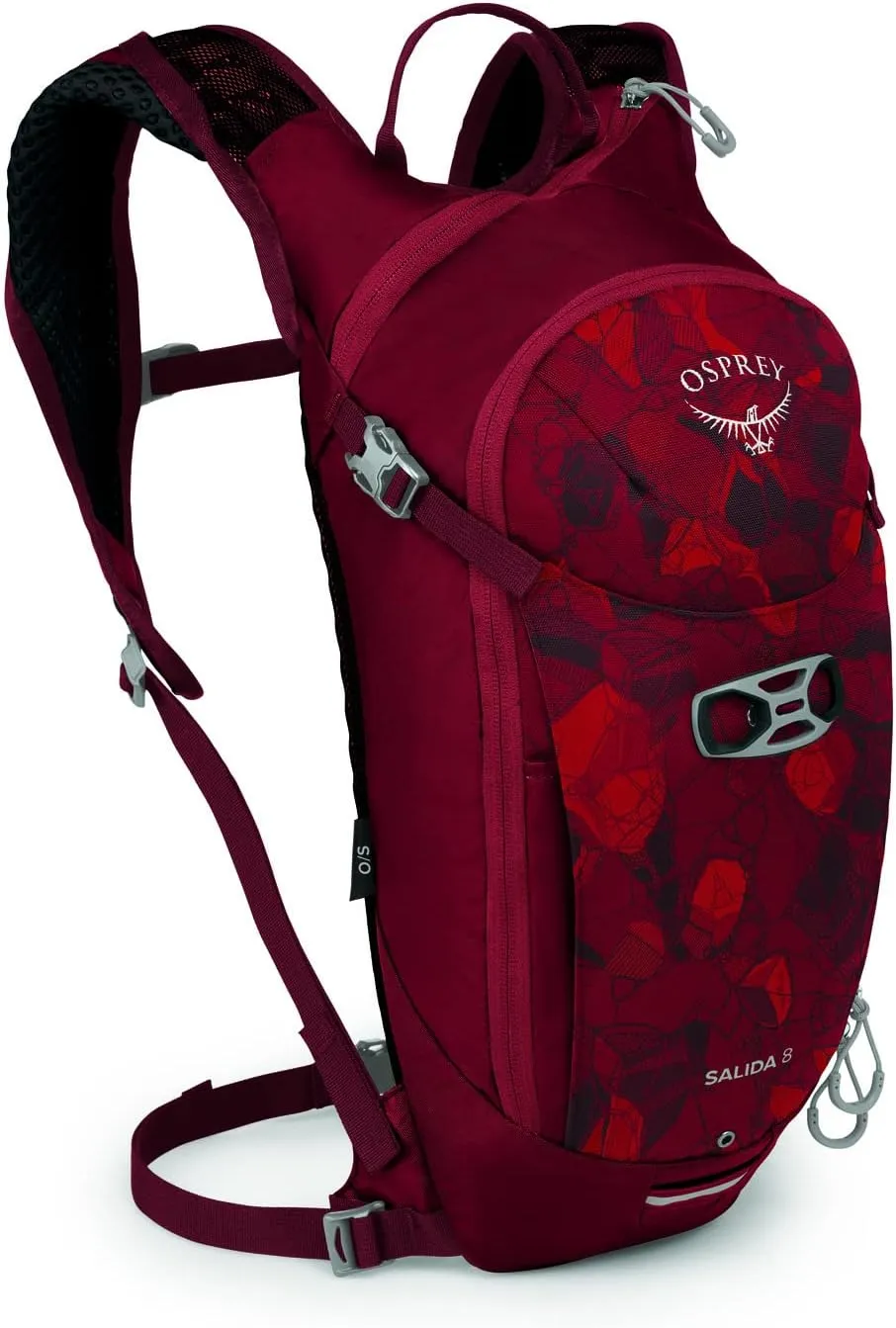 Osprey Salida 8L Women's Biking Backpack with Hydraulics Reservoir, Claret Red