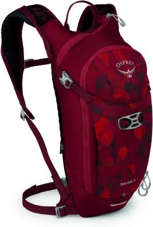 Osprey Salida 8L Women's Biking Backpack with Hydraulics Reservoir, Claret Red