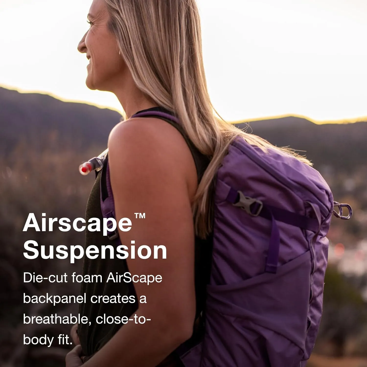 Osprey Skimmer 28L Women's Hiking Backpack with Hydraulics Reservoir, Purpurite Purple