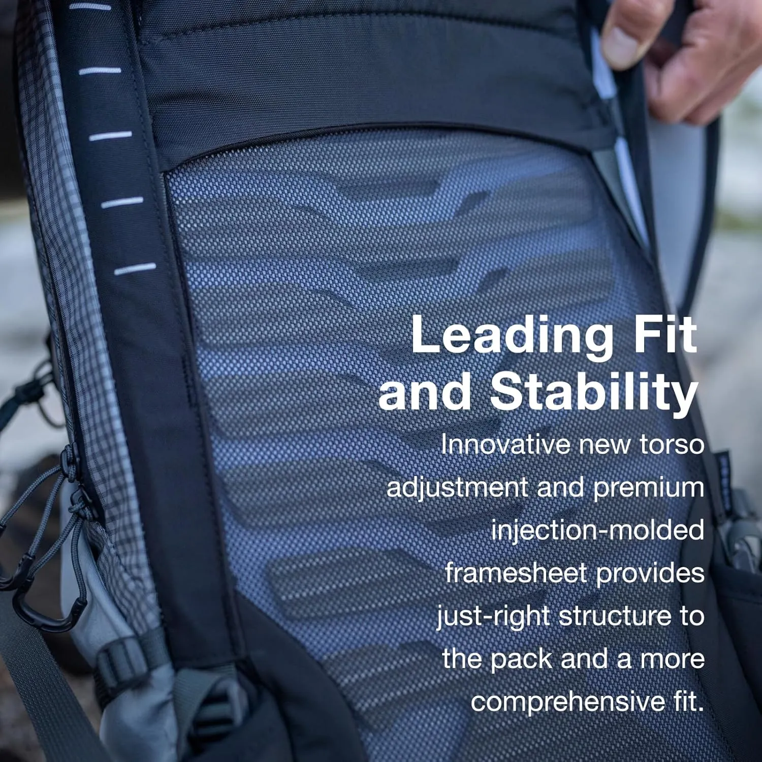 Osprey Talon Pro 40L Men's Hiking Backpack with Hipbelt, Silver Lining, S/M