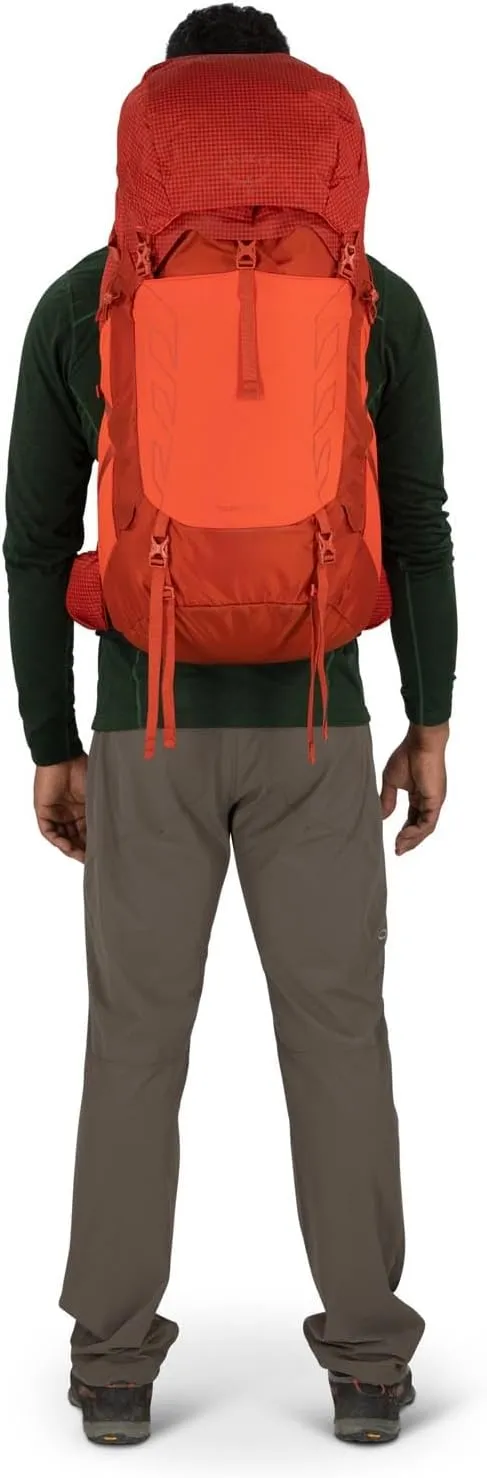 Osprey Talon Pro 40L Men's Hiking Backpack with Hipbelt, Silver Lining, S/M